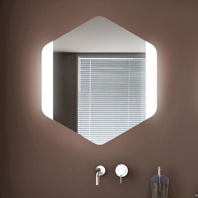 Koh-i-Noor ESAGONO Spiegel mit seitlicher Spiegelbeleuchtung, L46034, L46034 Koh-i-Noor ESAGONO Spiegel mit seitlicher Spiegelbeleuchtung, L46034, L46034