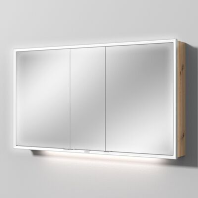 Sanipa Reflection MILO 130 Eiche Natural-Touch LED Badezimmer-Schrankschrank Sanipa Reflection MILO 130 Eiche Natural-Touch LED Badezimmer-Schrankschrank