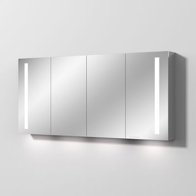 Sanipa Reflection Aluminium-Spiegelschrank ALEX 160 mit LED, Lichtsteuerung Sanipa Reflection Aluminium-Spiegelschrank ALEX 160 mit LED, Lichtsteuerung