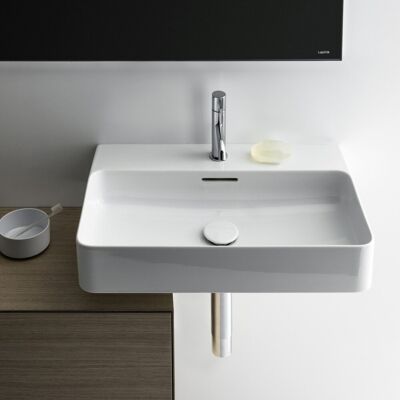Laufen H810283 Wand-Waschtisch - 3 Hahnlöcher 600x420mm Weiß Matt Laufen H810283 Wand-Waschtisch - 3 Hahnlöcher 600x420mm Weiß Matt