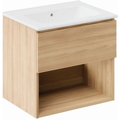 Cosmic Bbest Unterschrank 1 Schublade Und 1 Ablage mit Keramik-Waschbecken, Eiche Natur, WJB010P1615 WJB010P1615194 Cosmic Bbest Unterschrank 1 Schublade Und 1 Ablage mit Keramik-Waschbecken, Eiche Natur, WJB010P1615 WJB010P1615194