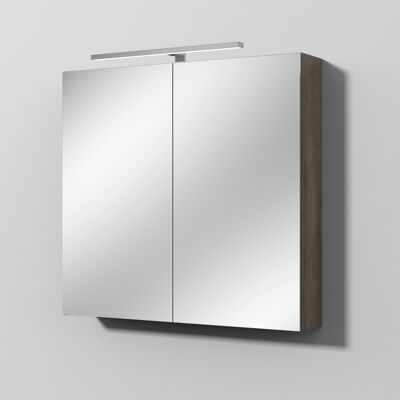 Sanipa Milla Spiegelschrank - Eiche-Nebraska, LED, 80cm Sanipa Milla Spiegelschrank - Eiche-Nebraska, LED, 80cm