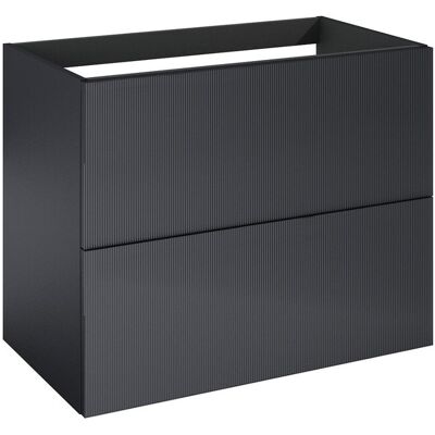 Cosmic Wish Badezimmer Unterschrank - 2 Schubladen, Schwarz Matt, 80cm Cosmic Wish Badezimmer Unterschrank - 2 Schubladen, Schwarz Matt, 80cm