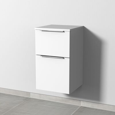 Sanipa UM14343 3way Unterschrank - 2 Auszüge, Weiß-Soft Sanipa UM14343 3way Unterschrank - 2 Auszüge, Weiß-Soft