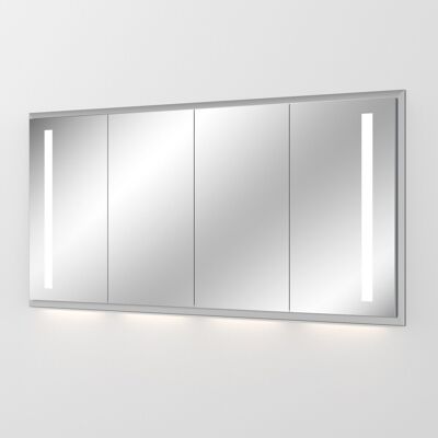 Sanipa Reflection Aluminium-Wandspiegelschrank WILMA 165 - Spiegelschrank Sanipa Reflection Aluminium-Wandspiegelschrank WILMA 165 - Spiegelschrank