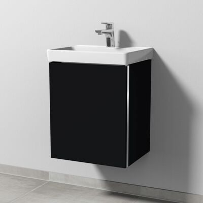 Sanipa 3way Waschtischunterbau zu Villeroy & Boch Avento mit 1 Tür links, Schwarz-Matt, BS61808 BS61808 Sanipa 3way Waschtischunterbau zu Villeroy & Boch Avento mit 1 Tür links, Schwarz-Matt, BS61808 BS61808