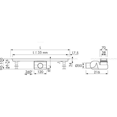 ESS XS-line Rohbauset 120 cm, XS-ROH-1200 XS-ROH-1200 ESS XS-line Rohbauset 120 cm, XS-ROH-1200 XS-ROH-1200