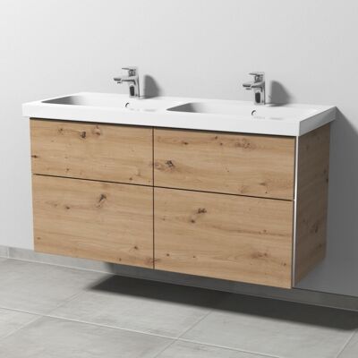 Sanipa 3way Waschtischunterbau zu Geberit iCon Light mit 4 Auszügen, Eiche-Natural-Touch, BR57785 BR57785 Sanipa 3way Waschtischunterbau zu Geberit iCon Light mit 4 Auszügen, Eiche-Natural-Touch, BR57785 BR57785