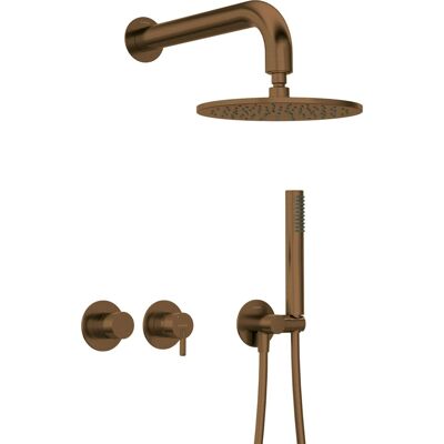 Neuesbad - Serie 600 Unterputz Dusch-Set - Bronze gebürstet - Shower Set Neuesbad - Serie 600 Unterputz Dusch-Set - Bronze gebürstet - Shower Set