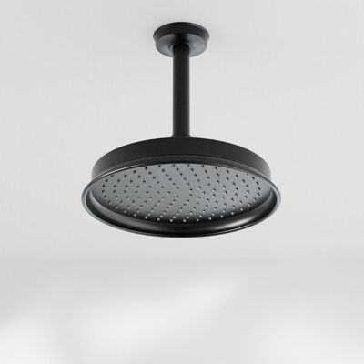 Steinberg Serie 350 Kopfbrauseset Ø 225mm inkl. Brausearm Deckenmontage, mit Easy Clean, matt black, 350 1580 S Steinberg Serie 350 Kopfbrauseset Ø 225mm inkl. Brausearm Deckenmontage, mit Easy Clean, matt black, 350 1580 S