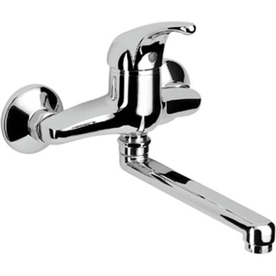 Herzbach Largo Wandbatterie Chrom - Wasserhahn Herzbach Largo Wandbatterie Chrom - Wasserhahn