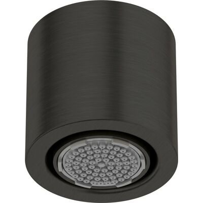Neuesbad Serie 600 Kopfbrause 1 Strahlart, Oberfläche: schwarz matt NB1NQS_N30K1 - Shower Head Neuesbad Serie 600 Kopfbrause 1 Strahlart, Oberfläche: schwarz matt NB1NQS_N30K1 - Shower Head