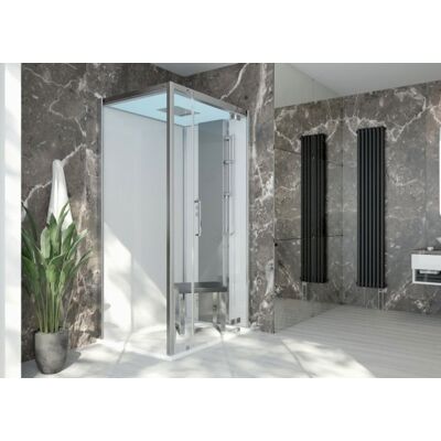 Hoesch SensePerience Dampfdusche - Rechteck, Weiß, 1200x900 mm Hoesch SensePerience Dampfdusche - Rechteck, Weiß, 1200x900 mm