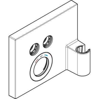 Hansgrohe Rosette iBox FixFit Shower Select Thermostat - duschtermostat Hansgrohe Rosette iBox FixFit Shower Select Thermostat - duschtermostat
