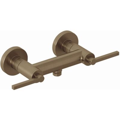 Kludi NOVA FONTE Zweigriff-Brausearmatur Brushed Bronze - Shower Mixer Kludi NOVA FONTE Zweigriff-Brausearmatur Brushed Bronze - Shower Mixer