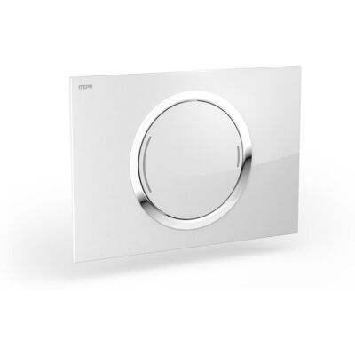 Mepa zero für A31/E31 Betätigungsplatte teileingelassen 2-M Glas weiß, 421857 421857 Mepa zero für A31/E31 Betätigungsplatte teileingelassen 2-M Glas weiß, 421857 421857