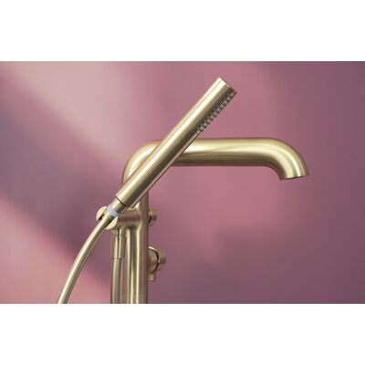 Neuesbad Serie 600 Gold gebürstet freistehende Badewannenarmatur - Wannenarmatur Neuesbad Serie 600 Gold gebürstet freistehende Badewannenarmatur - Wannenarmatur