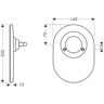 Hansgrohe Umrüstset Kugel auf M3 Brausenmischer 96384000