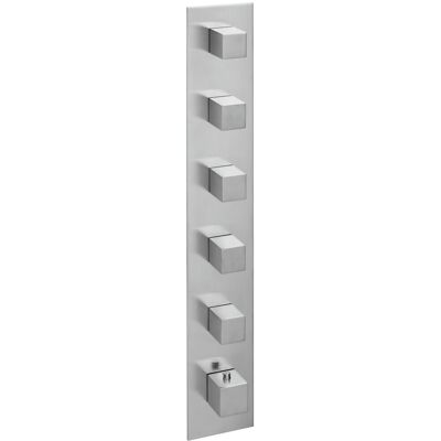 Herzbach Herzbach XL Thermostatmodul - Quadratische Edelstahlarmatur Herzbach Herzbach XL Thermostatmodul - Quadratische Edelstahlarmatur