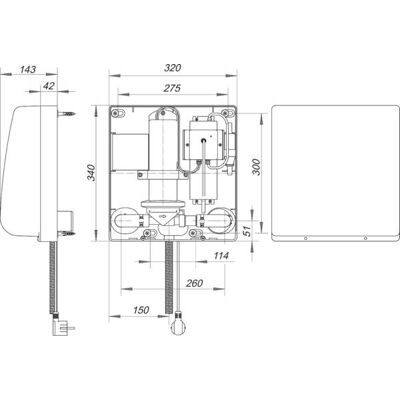 Dallmer Installations-Box Aktiv, 525819 525819 Dallmer Installations-Box Aktiv, 525819 525819
