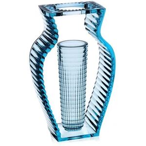 Kartell I Shine Vase blau transparent