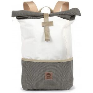 360° Taschen Lotse Wickelrucksack tweed / weiß