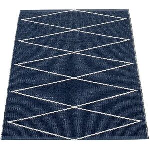 pappelina Max Outdoor-Teppich - dark blue / vanilla 70 x 100cm