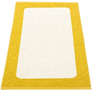 pappelina Ilda Outdoor-Teppich - mustard / vanilla 70 x 120cm