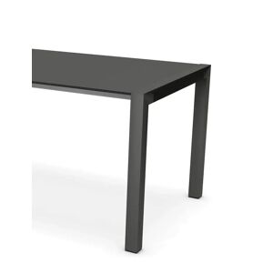 Kristalia Sushi Fenix-NTM® Outdoor Tisch Tischplatte grau Bromo, Beine grau Bromo 0724 lackiertes Aluminium   100 x 200cm