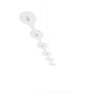 Lumen Center Italia Flat Pendelleuchte Flat 6 / 120cm   weiß