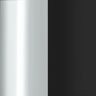 Top Light Puk Mini Quartett Pendelleuchte 4x Linse klar / 4x Linse matt   schwarz matt-chrom    LED