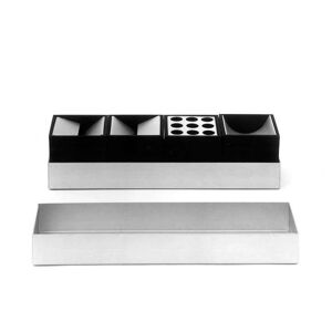 Danese Milano Canarie Schreibtisch-Set schwarz   2 Aschenbecher, 1 Stiftehalter, 1 Büroklammern-Halter