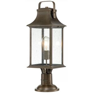 Elstead Lighting Elstead Grant Sockellaterne bronze poliert Glas 65cm