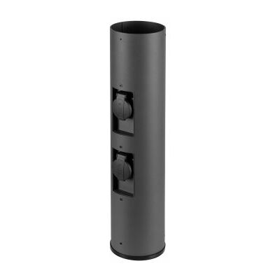 SLV Leuchten & Lampen SLV 1008474 M-POL 60 Pole Poller zwei Steckdosen anthrazit 53cm SLV Leuchten & Lampen SLV 1008474 M-POL 60 Pole Poller zwei Steckdosen anthrazit 53cm
