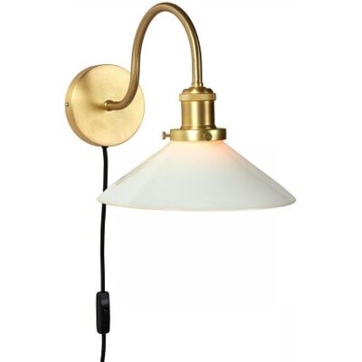 PR Home 4621510 Wandleuchte Axel Messing Opal E27 PR Home 4621510 Wandleuchte Axel Messing Opal E27