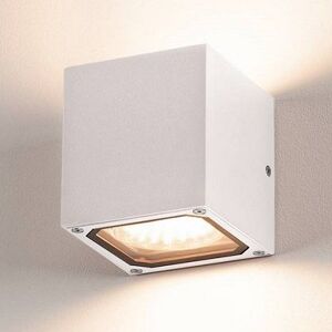 SLV Sitra Cube Außenwandleuchte - IP44, 2x 9W, Weiß SLV Sitra Cube Außenwandleuchte - IP44, 2x 9W, Weiß