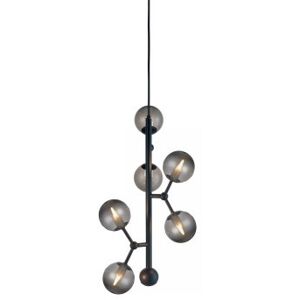 Halo Design Atom Vertikal Pendellampe Rauchglas Halo Design Atom Vertikal Pendellampe Rauchglas