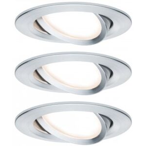 Paulmann Licht Paulmann 93903 Einbauleuchte LED Coin Slim IP23 rund Alu 3er-Set dimmbar und schwenkbar Paulmann Licht Paulmann 93903 Einbauleuchte LED Coin Slim IP23 rund Alu 3er-Set dimmbar und schwenkbar