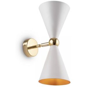 maytoni leuchten Maytoni Wandleuchte Vesper 2-flammig weiß gold maytoni leuchten Maytoni Wandleuchte Vesper 2-flammig weiß gold
