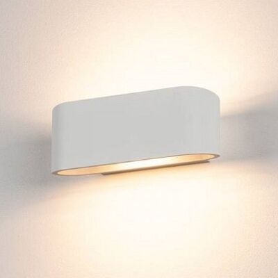 SLV Weiße R7s Wandleuchte - Wandlampe, Aluminium, 100W Max, Ovalform SLV Weiße R7s Wandleuchte - Wandlampe, Aluminium, 100W Max, Ovalform