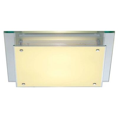 SLV Leuchten & Lampen SLV No. 155180 GLASSA SQUARE E27 Deckenleuchte eckig 2xE27 max. 2x60W SLV Leuchten & Lampen SLV No. 155180 GLASSA SQUARE E27 Deckenleuchte eckig 2xE27 max. 2x60W