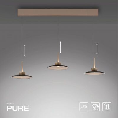 Paul Neuhaus 2193-97 PURE Moon LED Pendelleuchte bronce 3-flammig Paul Neuhaus 2193-97 PURE Moon LED Pendelleuchte bronce 3-flammig