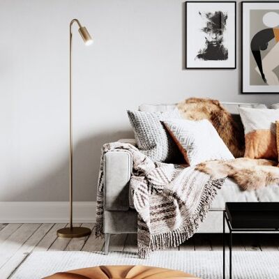 BY RYDENS By Rydéns 4100950-6503 Curve Stehleuchte matt gold BY RYDENS By Rydéns 4100950-6503 Curve Stehleuchte matt gold