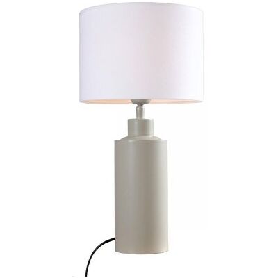PR Home 4163218-FR01 Tischleuchte Solo Beige Matt Stoffschirm Weiß 55cm PR Home 4163218-FR01 Tischleuchte Solo Beige Matt Stoffschirm Weiß 55cm