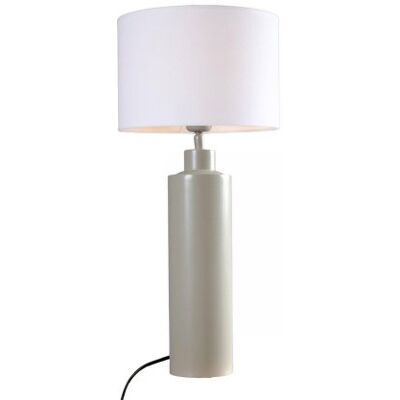 PR Home 4164418-FR01 Tischleuchte Solo Beige matt Stoffschirm weiß 65cm PR Home 4164418-FR01 Tischleuchte Solo Beige matt Stoffschirm weiß 65cm