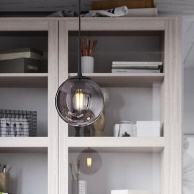BY RYDENS By Rydéns 4202020-4505 Pendelleuchte Boyle 1-flammig rauchgrau E27 BY RYDENS By Rydéns 4202020-4505 Pendelleuchte Boyle 1-flammig rauchgrau E27