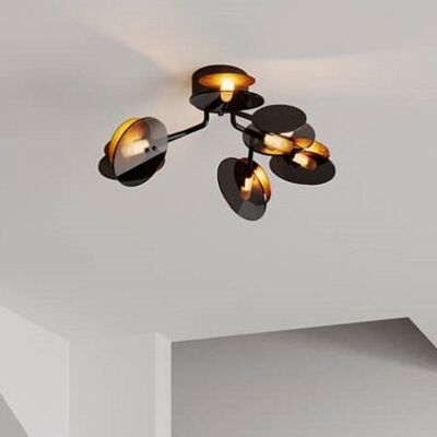 BY RYDENS By Rydéns 4202090-4002 Deckenleuchte Turno schwarz BY RYDENS By Rydéns 4202090-4002 Deckenleuchte Turno schwarz