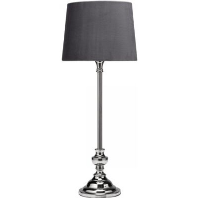 PR Home 27258-425-311 Tischleuchte Andrea Chrom mit Lampenschirm grau 70cm PR Home 27258-425-311 Tischleuchte Andrea Chrom mit Lampenschirm grau 70cm