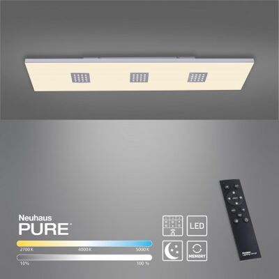 Paul Neuhaus 6436-95 PURE-NEO LED Deckenleuchte aluminium CCT 120x30cm Paul Neuhaus 6436-95 PURE-NEO LED Deckenleuchte aluminium CCT 120x30cm