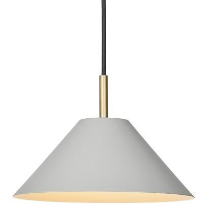 Halo Design Hygge Pendelleuchte - Ø24cm, Hellgrau, G9 Halo Design Hygge Pendelleuchte - Ø24cm, Hellgrau, G9